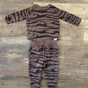 Organic Cotton 2 piece set: 12-18 mths